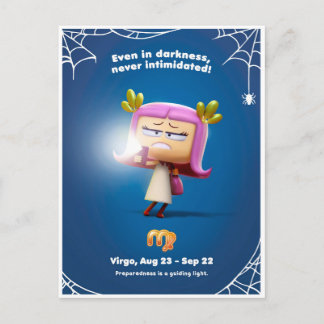Halloween-kort för Jungfrun Vykort