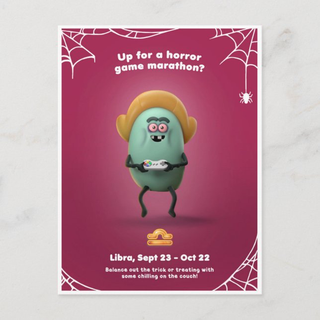 Halloween-kort för Vågen Vykort (Framsida)