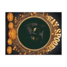 Halloween-kort. Håll dig skräckig!