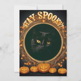 Halloween-kort. Håll dig skum! Julkort