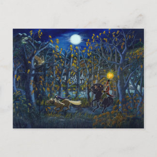 Halloween-kort "Headless Horseman Chase" Vykort
