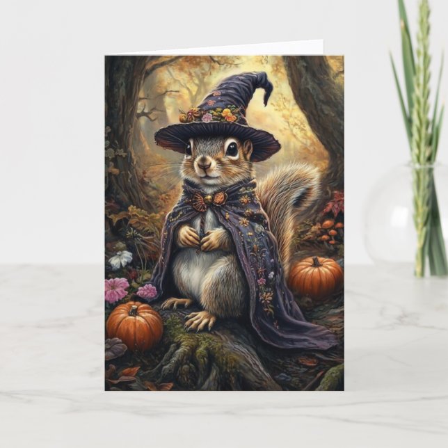 "Halloween-kort Helgkort (Framsida)