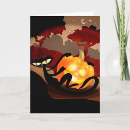 Halloween-kort Helgkort