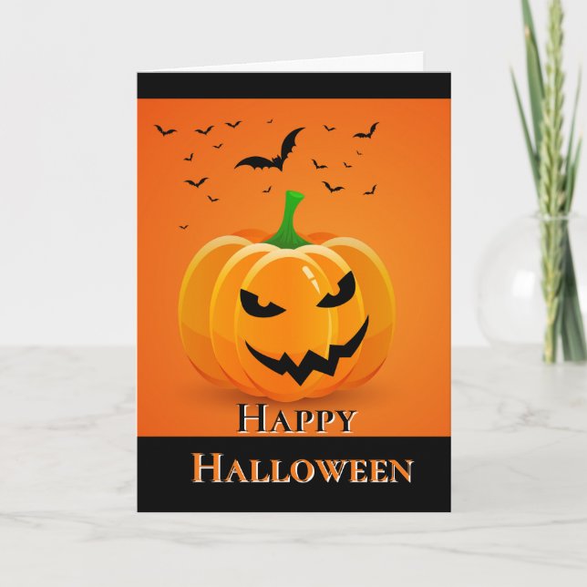 Halloween-kort Kort (Framsida)