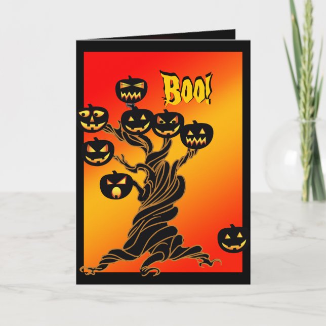 Halloween-kort Kort (Framsida)