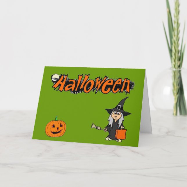 Halloween-kort Kort (Framsida)