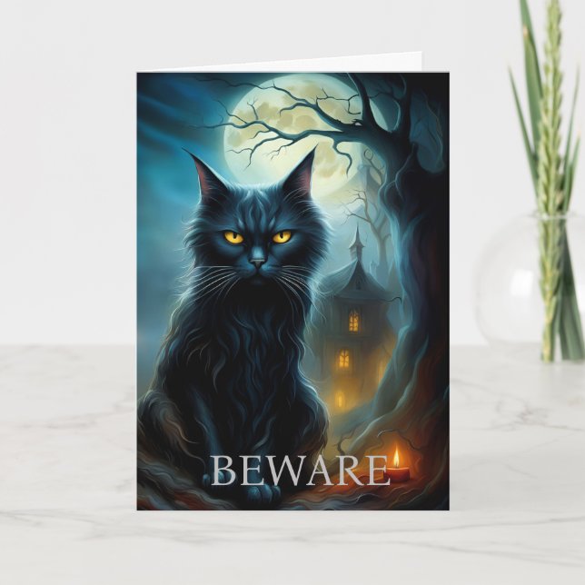 Halloween-kort Kort (Framsida)