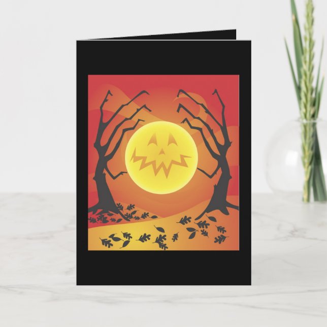 Halloween-kort Kort (Framsida)