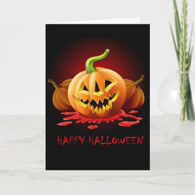 Halloween-kort Kort (Framsida)
