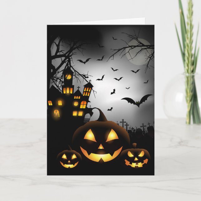 Halloween-kort Kort (Framsida)