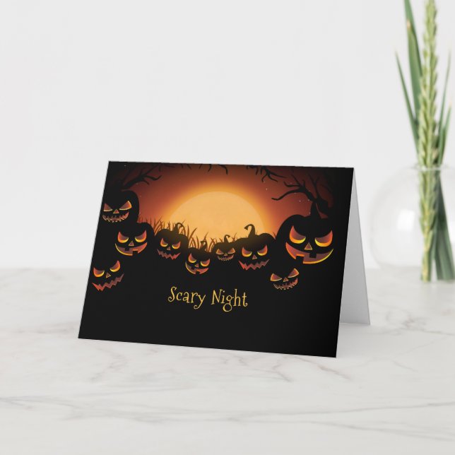 Halloween-kort Kort (Framsida)
