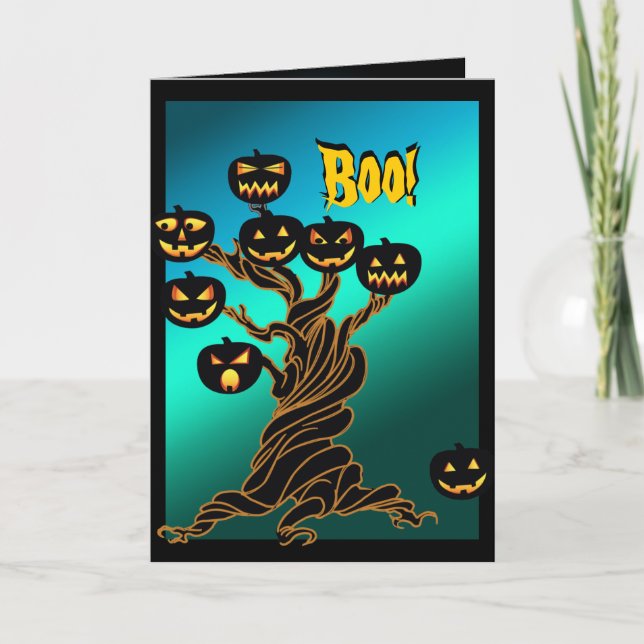 Halloween-kort Kort (Framsida)