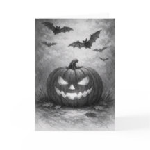 Halloween-kort med Jack o Lantern