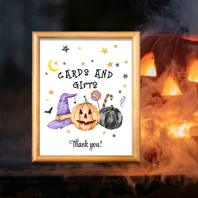 Halloween-kort och gåvor poster (Skapare uppladdad)