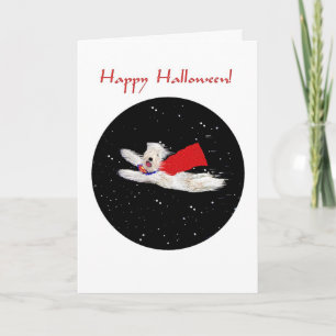 Halloween-kort: Superhund Kort