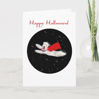 Halloween-kort: Superhund Kort