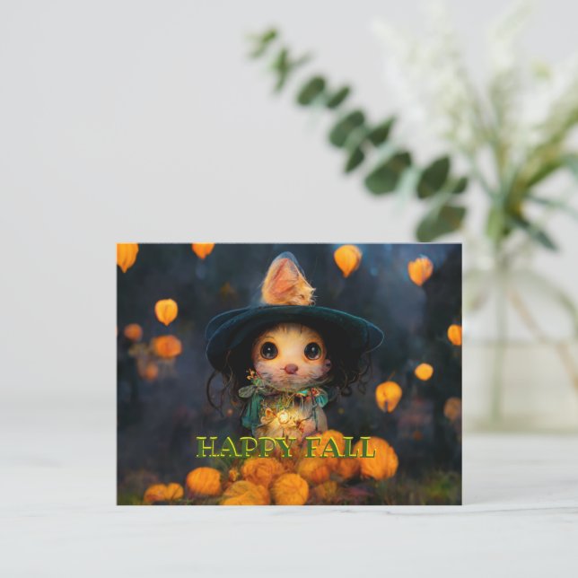 Halloween-kort Vykort (Stående Fram)