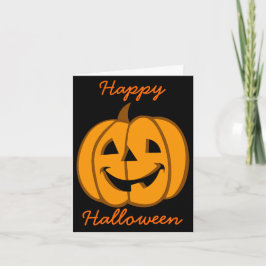 Halloween kortjack o lantern 3 kort