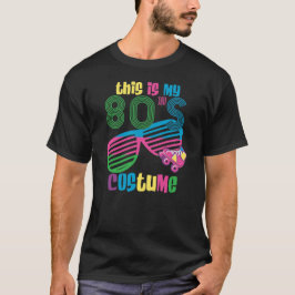 Halloween-kostrum 80-talet, deras färg solglasögon t shirt