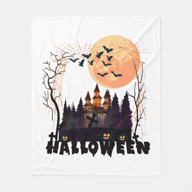 Halloween-kostym Fleecefilt (Framsidan)