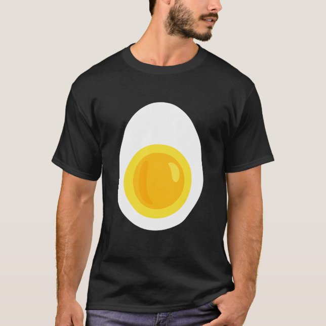 Halloween-kostym för äggröra t shirt (Framsida)