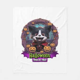 Halloween-kostym för valp fleecefilt