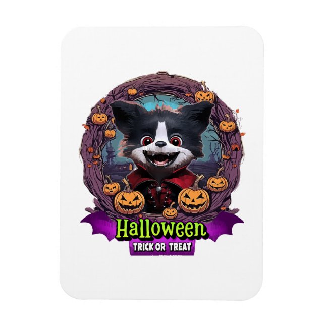 Halloween-kostym för valp magnet (Vertikal)