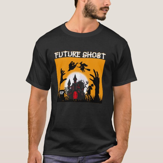 Halloween-kostym Framtida Spöke T Shirt (Framsida)