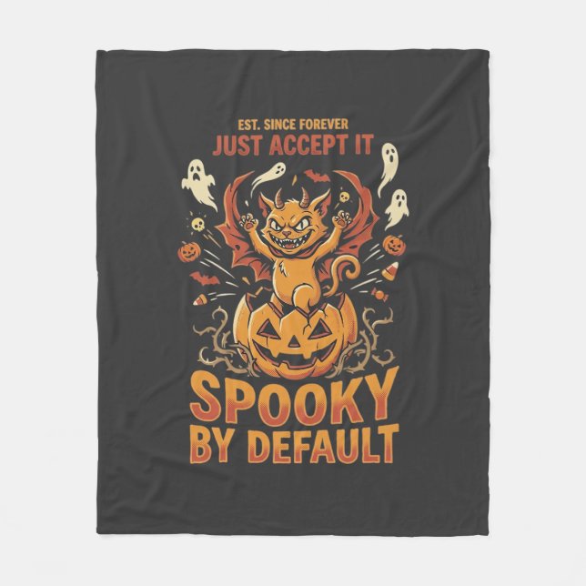 Halloween Kostym Kaos Fleecefilt (Framsidan)