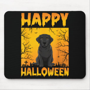 Halloween kostym män kvinnor barn rolig svart musmatta