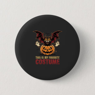 Halloween Kostym Monster Pumpa Gotisk Vektor De Knapp