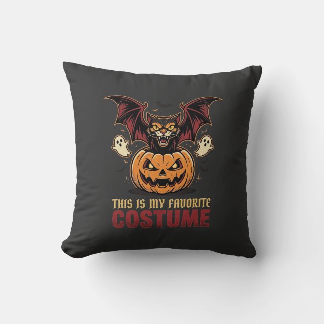 Halloween Kostym Monster Pumpa Gotisk Vektor De Kudde (Framsida)