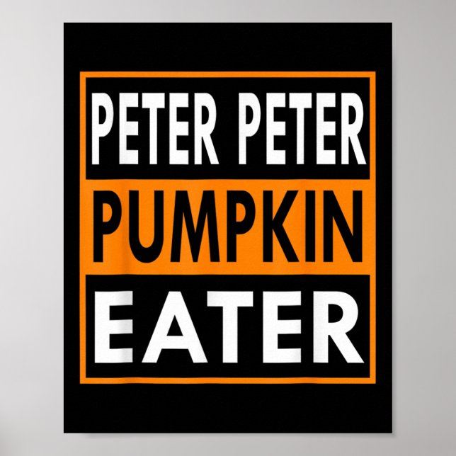 Halloween-kostym Peter Pumpkin Eater _1  Poster (Framsidan)