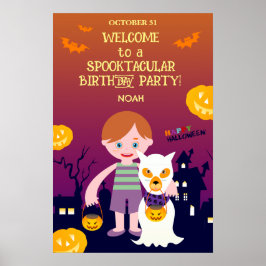 Halloween-kostym Pojke Födelsedagsfest Poster