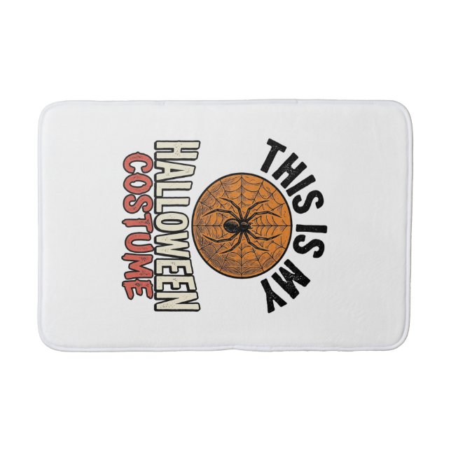 Halloween-kostym Spindelnät Vintage skjorta design Badrumsmatta (Framsidan)