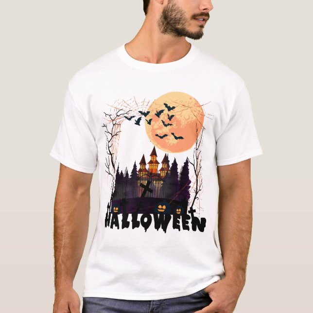 Halloween-kostym T Shirt (Framsida)