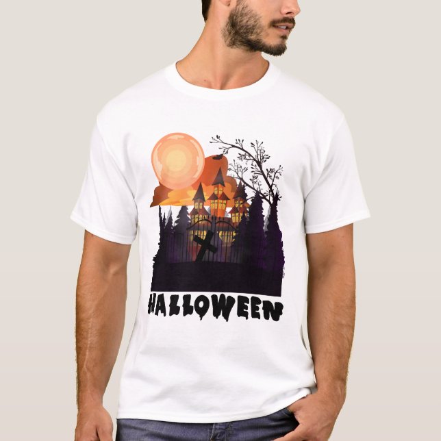 Halloween-kostym T Shirt (Framsida)