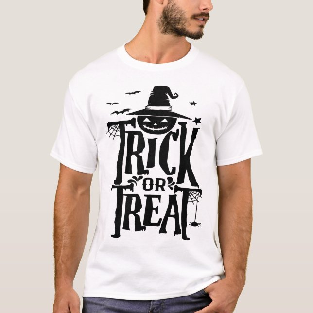 Halloween kostym t-shirt för män kvinnor (Framsida)