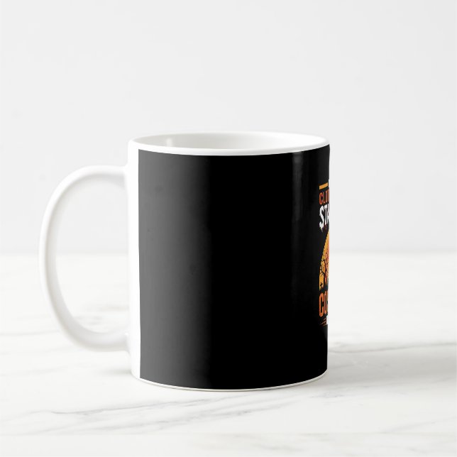 Halloween-kostymer Statement Spökhusdesign Kaffemugg (Vänster)