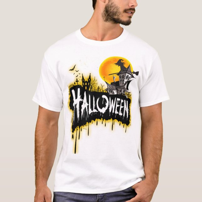 halloween-kostymer t shirt (Framsida)