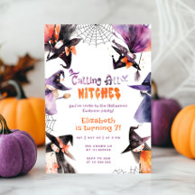 Halloween-kostymfest för alla häxor