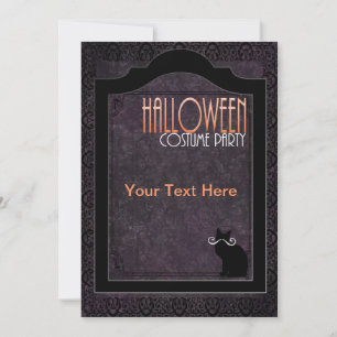 halloween kostymfest inbjudan