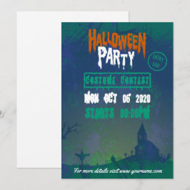 Halloween Kostymfest Inbjudan