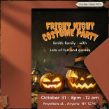Halloween kostymfest inbjudningar