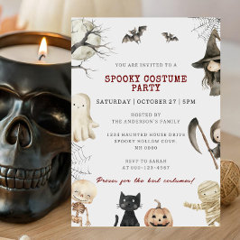 Halloween-kostymfest Inbjudningar