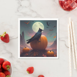Halloween-Kråka Pappersservett