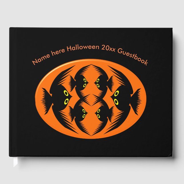 Halloween Kråkas Guestbook Gästböcker (Framsida)