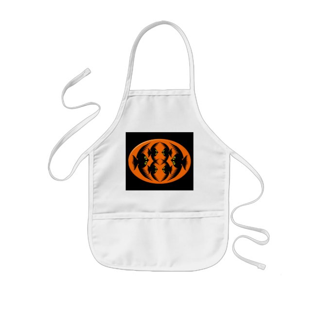 Halloween Kråkas Kids Cooking Apron Barnförkläde (Framsidan)