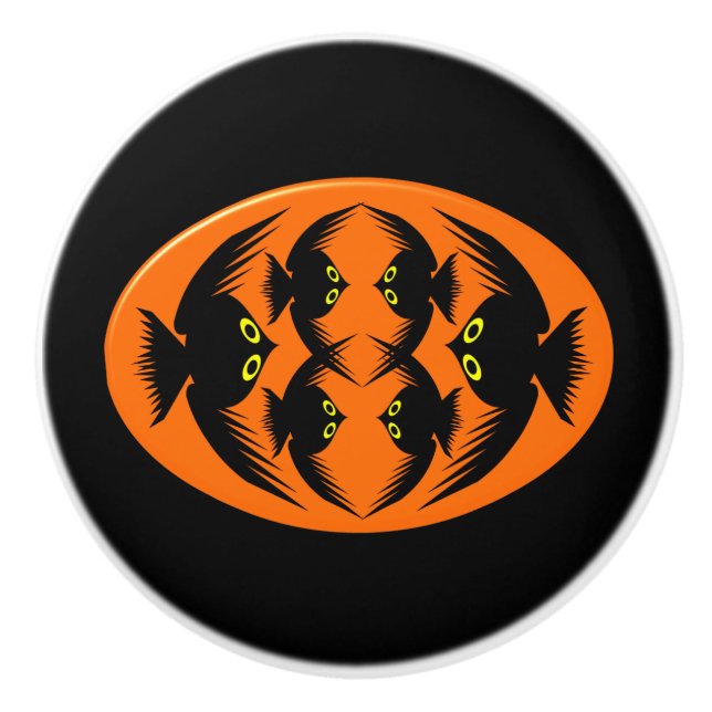 Halloween Kråkor Ceramic Knob Knopp (Framsidan)