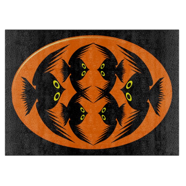 Halloween-Kråkor Glasskärmar (Framsidan)